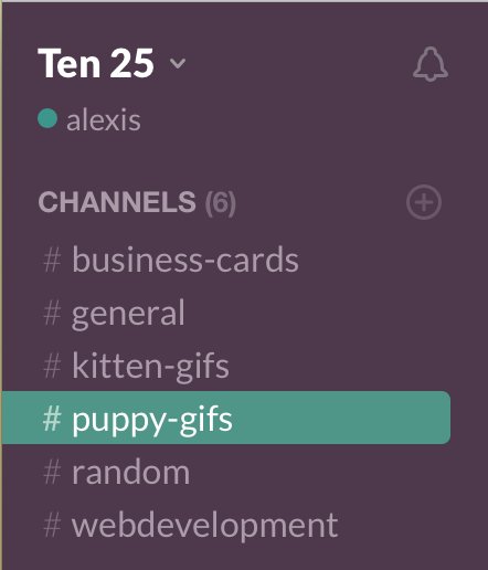 TEN25_'s tweet photo. We like to keep it serious when it comes to #Slack. https://t.co/q7Fi0TXMWU