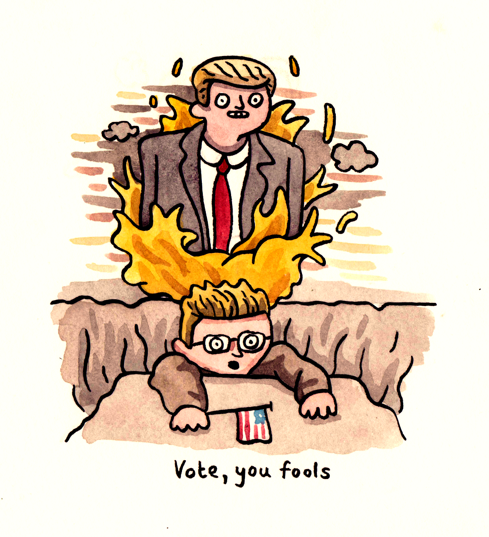 SWatercolour's tweet photo. . @tyleroakley channels his inner gandalf to get people to vote https://t.co/sKBLBrc2LR