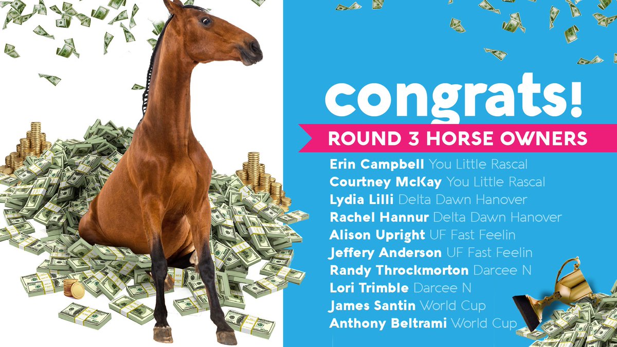 TheMeadowlands's tweet photo. Congrats #OwnAHorse winners! #YouLittleRascal #DeltaDawnHanover #UFFastFeelin #DarceeN #WorldCup https://t.co/6IuCgzs5eT