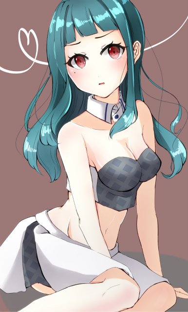 よりこさんがTwitterに投稿した天堂寺ムスビ(ゾンビランドサガ)のイラスト。