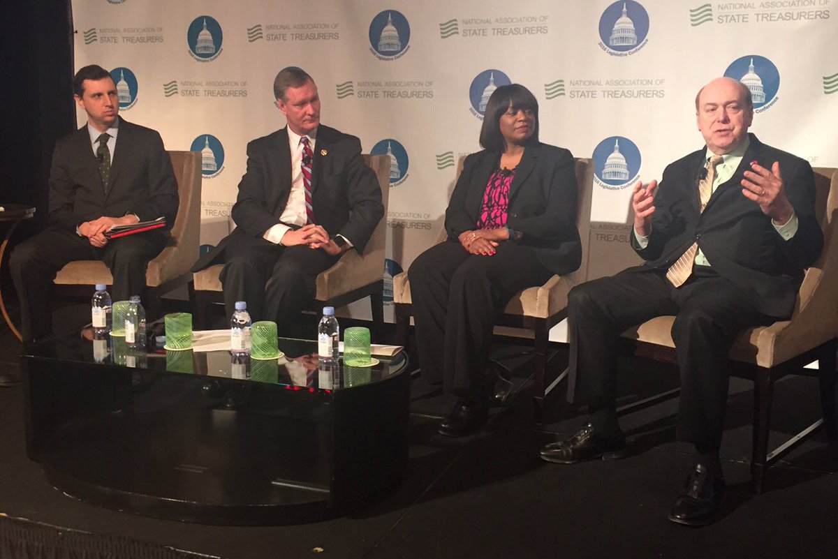 TNTreasuryDept's tweet photo. Discussing how we can strengthen financial education in the U.S. @StateTreasurers https://t.co/vxLLg1ie1U