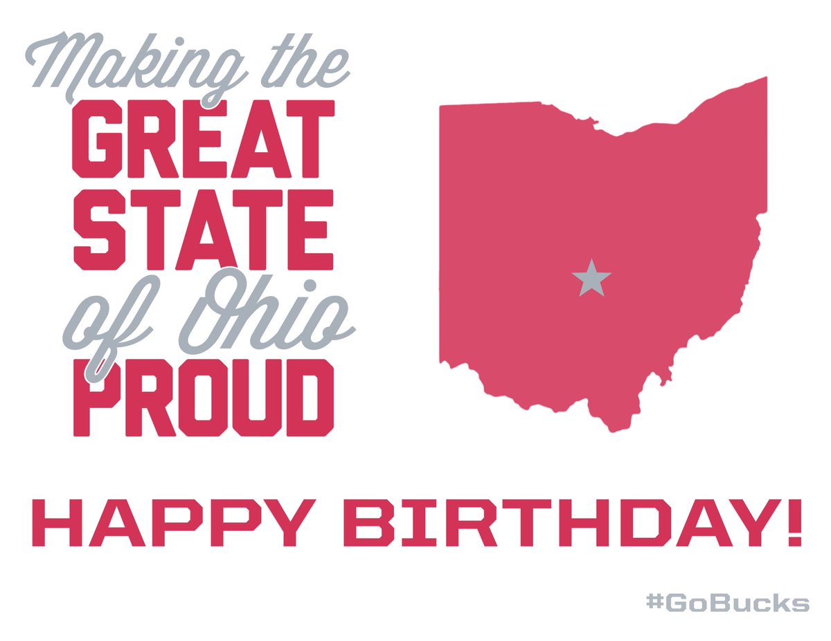 Brutus_Buckeye's tweet image. O-H! 

Happy birthday to my HOME STATE! Is there a 🎂 big enough for 213 candles? 🤔

#GoBucks
