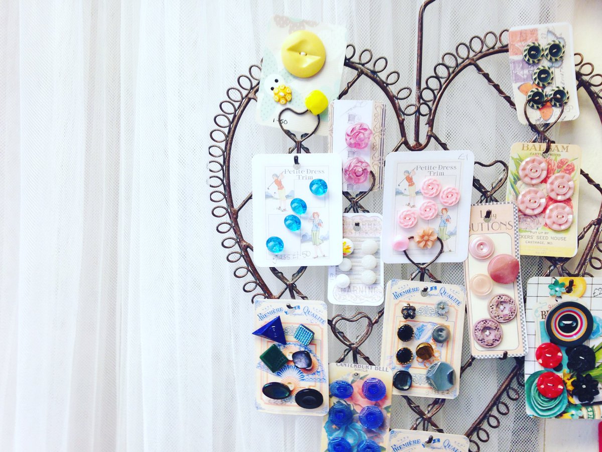 Vintage button love at Blighty 😍