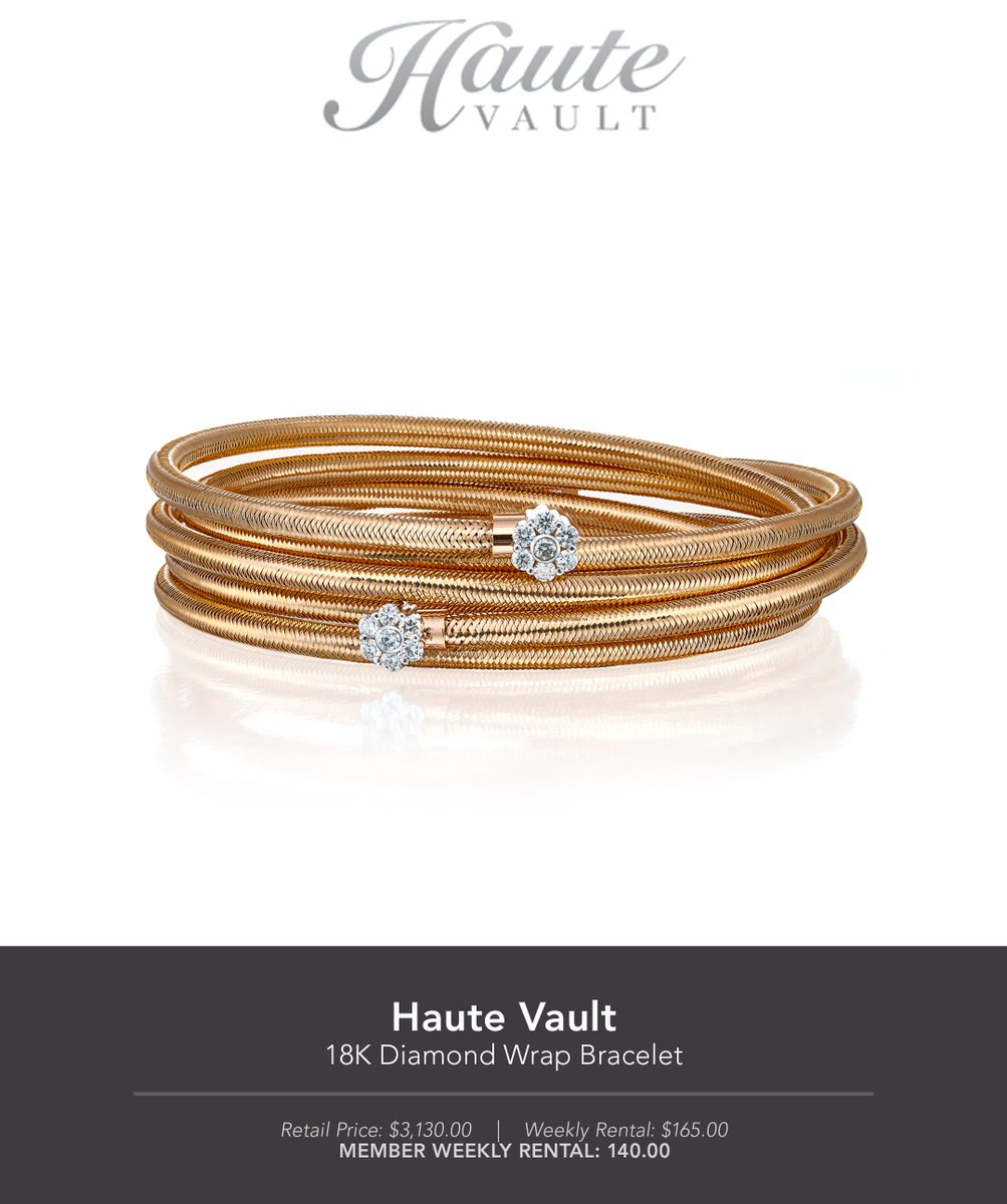 HauteVault's tweet photo. Haute New Arrivals: 18K Rose Gold Diamond Wrap Ring &amp; Bracelet. Rent it: https://t.co/Wcha3Pv5iT https://t.co/W2nvaU8Rwi