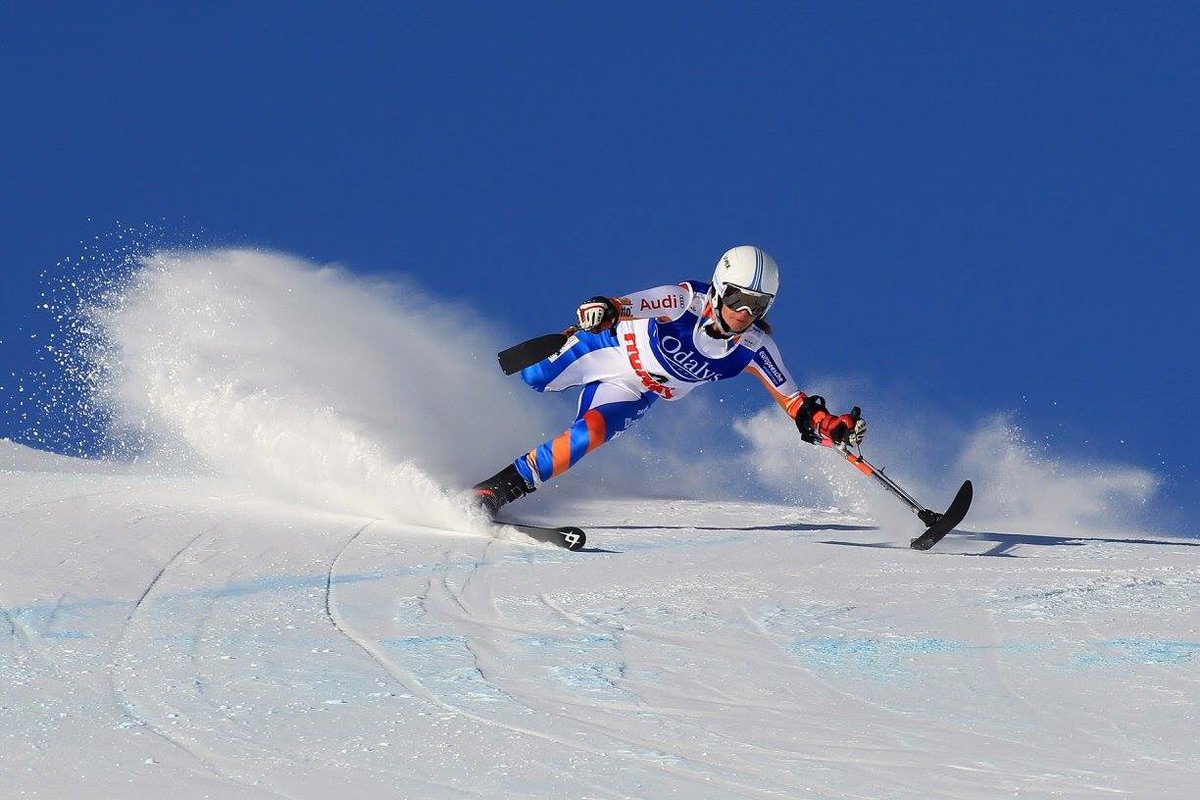 FalcoTeitsma's tweet photo. @AnnaJochemsen in #3rd on the 1st @IPCAlpine #worldcup in @AspenSnowmass @NSkiV @Paralympisch #paraskiNL https://t.co/yjbfmVTCFD