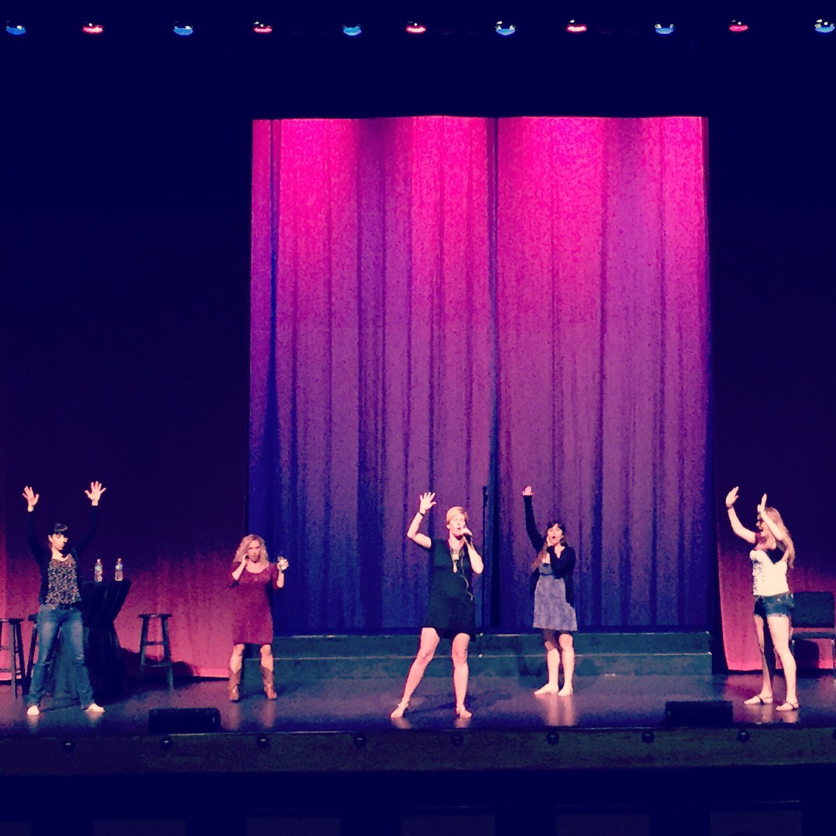 Check 1, 2, 3!  #girlsnightthemusical #gntm #barbarabmann #FortMyersFL #INeedAHero