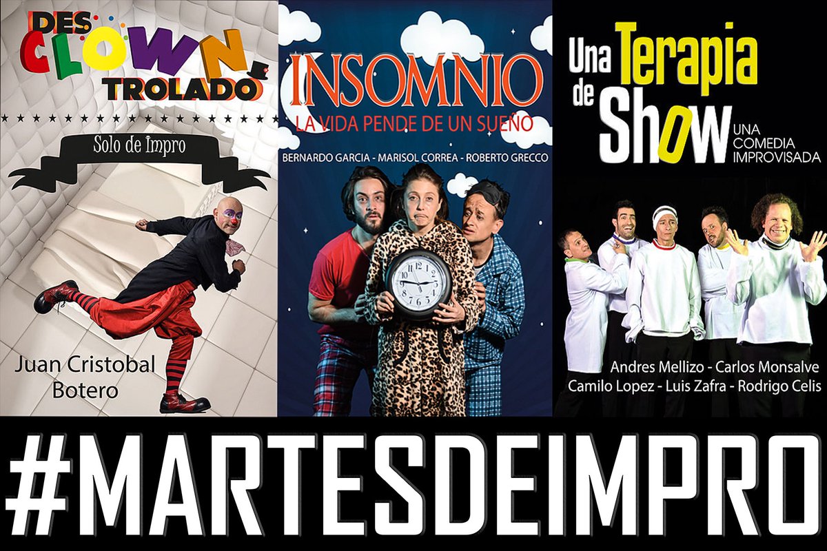 TeatroEsdiart's tweet photo. HOY no te puedes perder nuestros #MartesDeImpro a las 8pm. Consigue tus entradas en @TuBoletaNews o en la taquilla https://t.co/eO9uSIWTHJ