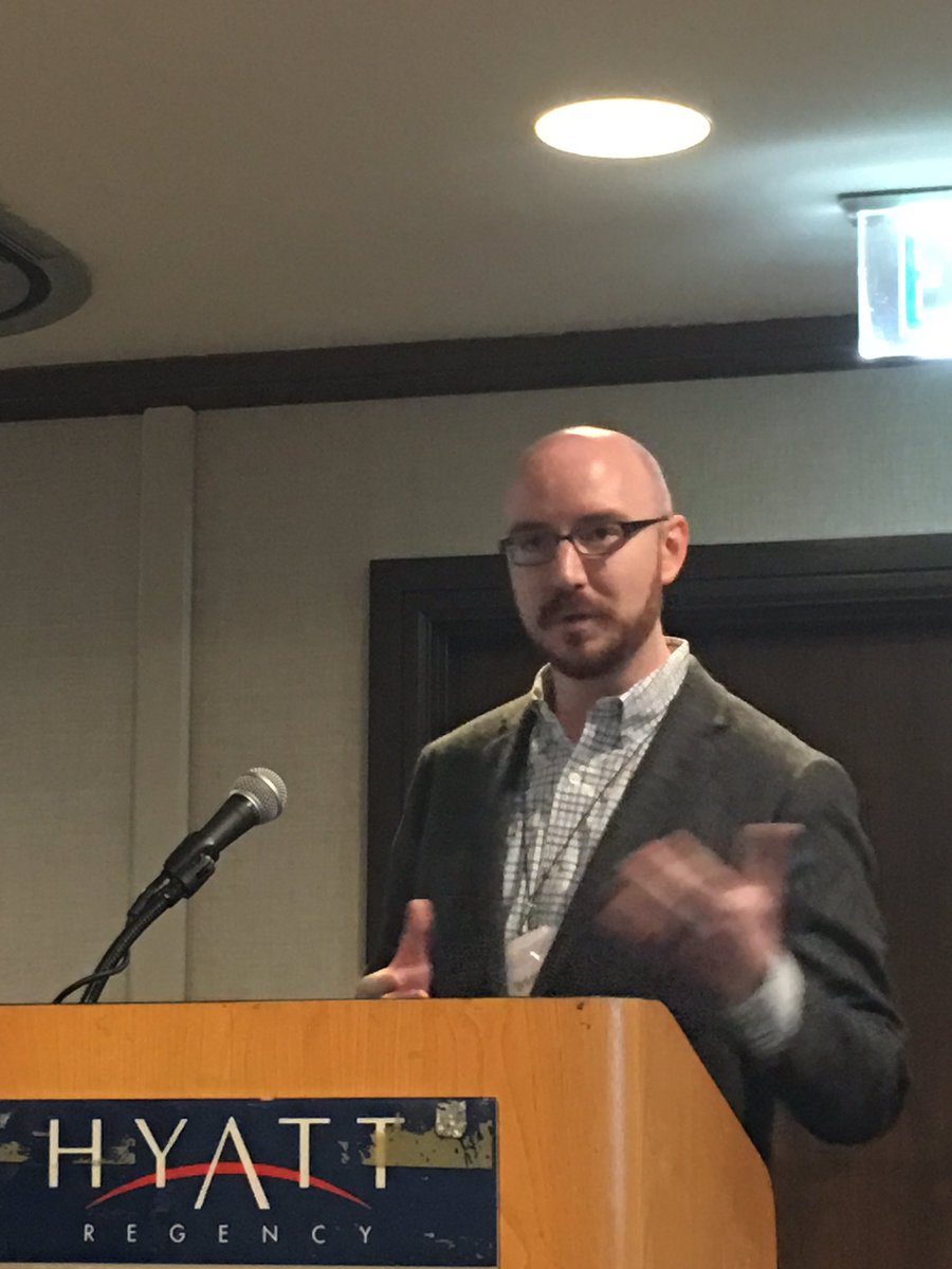 sociallycompute's tweet image. This man is Brian Keegan. He is talking about micro-social, sequenced behavior in Wikipedia editing. #cscw2016