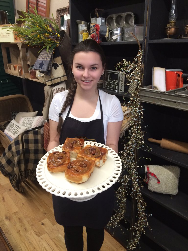 HGMBakery's tweet photo. Today marks the beginning of #MapleMonth! New to our #MapleMenu are these #Maple Glazed Cinnamon Buns! #HGMBakery https://t.co/y3pLRMQYyA