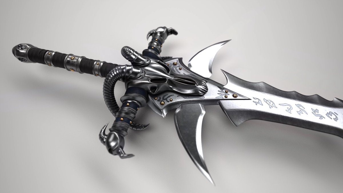 Robcsalter's tweet image. Frostmourne #b3d #substancepainter #iray