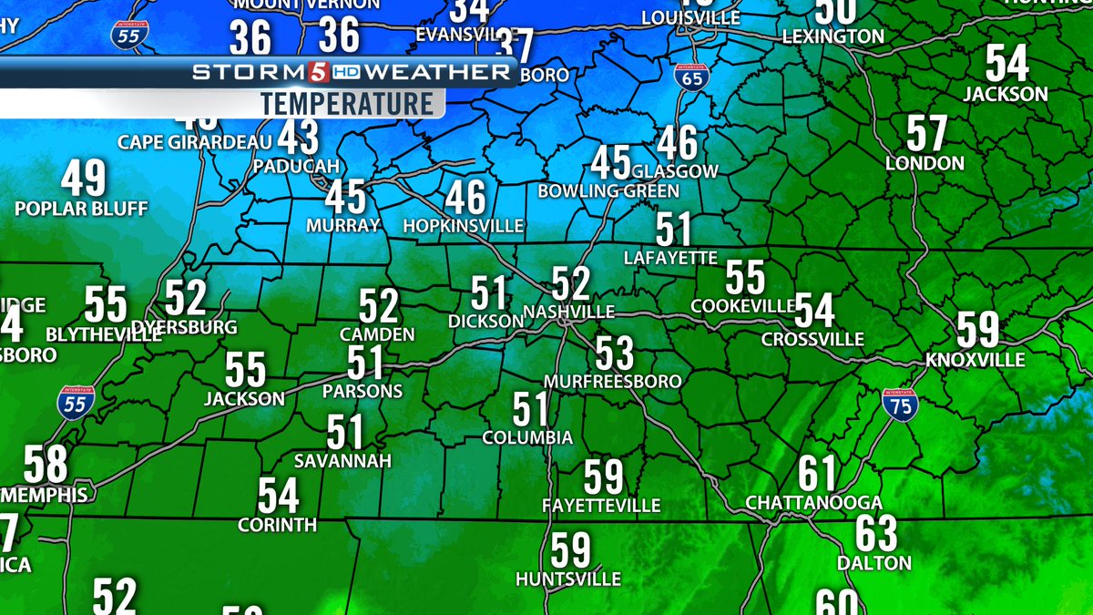 BreeSmithWx's tweet image. "I'm so glad the cold air is coming back" - Said no one ever. :( #BringBackSpring #tnwx #nashville