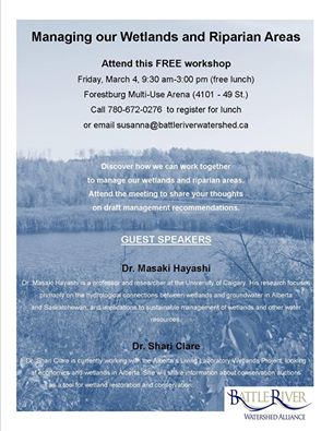 Just 2 more days until our #Wetland/Riparian Workshop in #Forestburg! <a href="/CamroseCounty/">Camrose County</a> <a href="/FlagstaffCounty/">Flagstaff County</a> #Paintearth