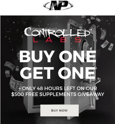 SweetSupplement's tweet photo. @controlledlabs @NutraPlanet HUGE CONTROLLED LABS #BOGO!! https://t.co/djdPPT6VQh #controlledlabs #supplements https://t.co/Q9l2XtKbbs