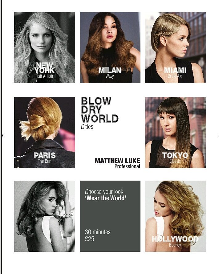 RachelClaire23's tweet photo. @MatthewLukeHair brand new #blowdryworld ❤ book your destination now #newyork #miami #paris #milan #tokyo#hollywood https://t.co/37IUUe33l2