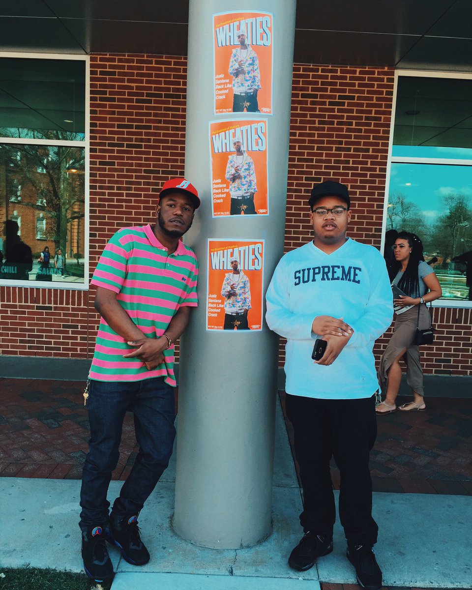 J_Clean's tweet photo. THEY TOOK IT DOWN, SO WE PUT 3 MORE UP. CLEAN SLATE JUELZ TEE POSTERS. ON CAMPUS TODAY. @TCS704 

work. https://t.co/oQJl3tbwiz