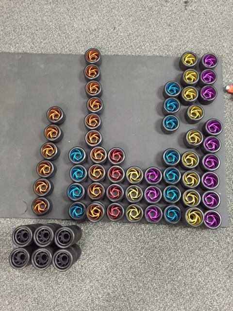 Roller_Bones's tweet image. Like, share &amp;amp; comment on our FB page to win a set! #rollerbones #coloredhubs