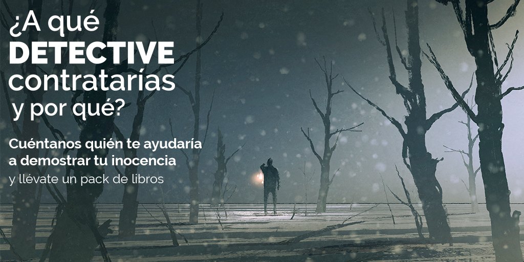 ¡Cuéntanos en las manos de qué detective te pondrías y llévate un fabuloso pack de libros!-->ow.ly/YyrGR