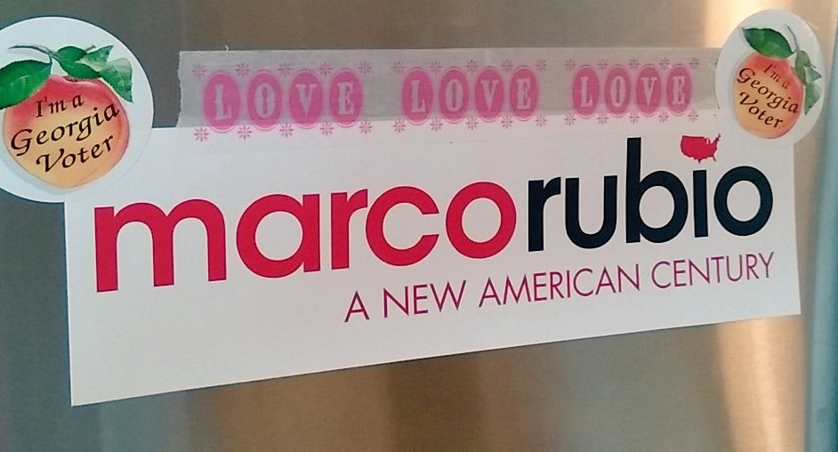 emiluminati's tweet photo. Oh yes we sure did! @marcorubio #Marcomentum #NeverTrump #SuperTuesday #Rubio2016 #TrueGOP #HesMyCandidate https://t.co/AjD0bR9ZyF