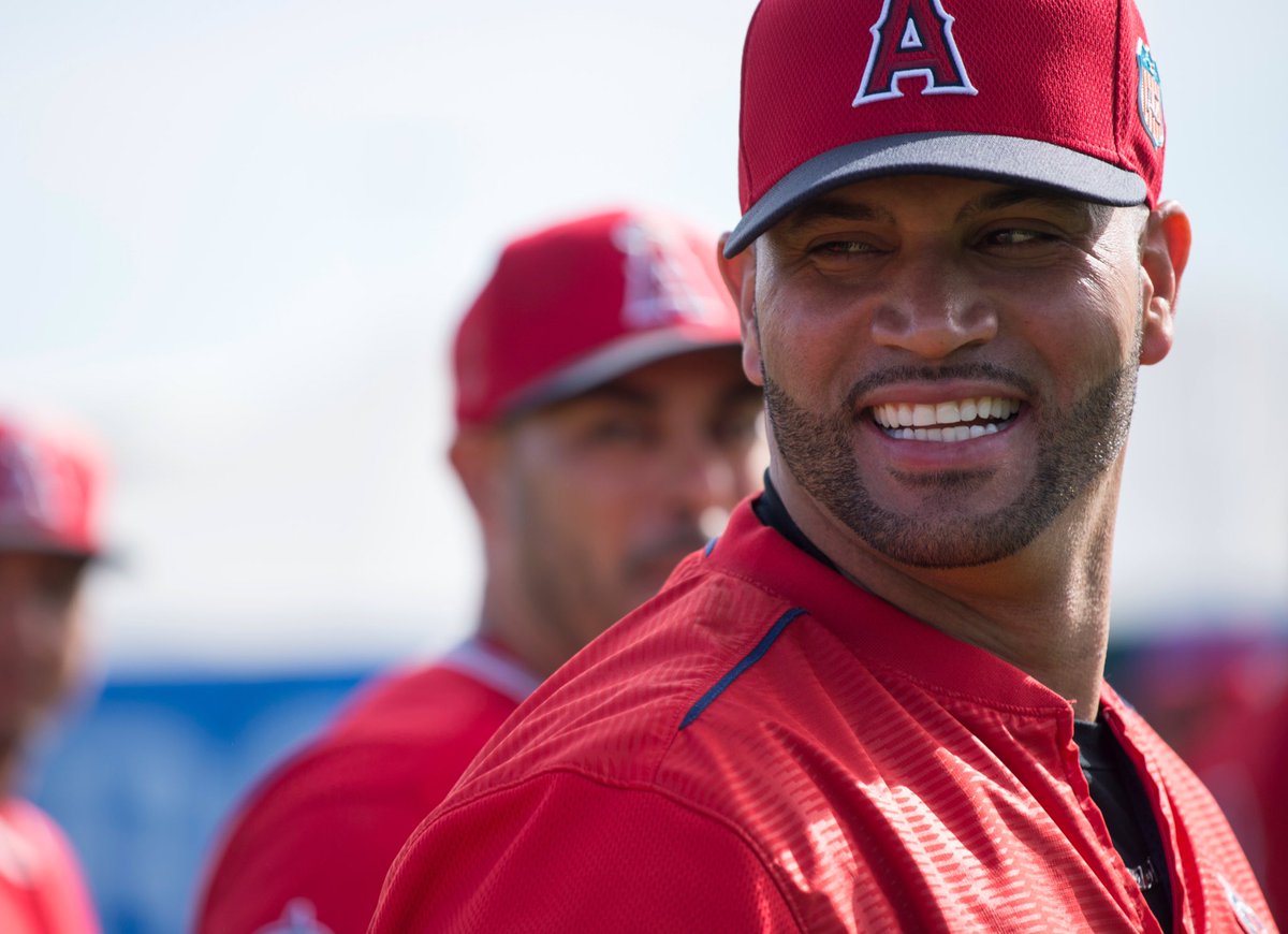 Angels's tweet photo. All smiles at @DiabloStadium!

Our first #LAASpring game must be tomorrow 😏 https://t.co/8ZkT0O6cYt