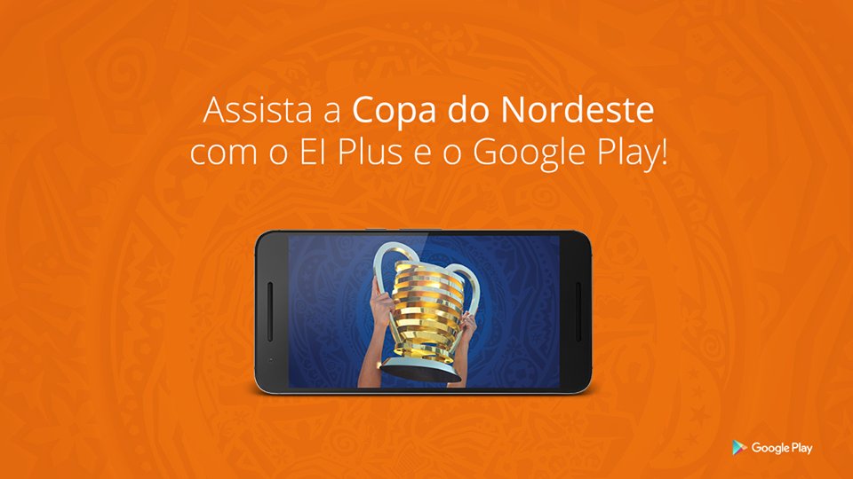 TNTSportsBR's tweet photo. Só com o Google Play você garante 3 meses de EI Plus pelo preço de 2! Não perca nenhum jogo da Copa do Nordeste! https://t.co/jRrDwD9GVS
