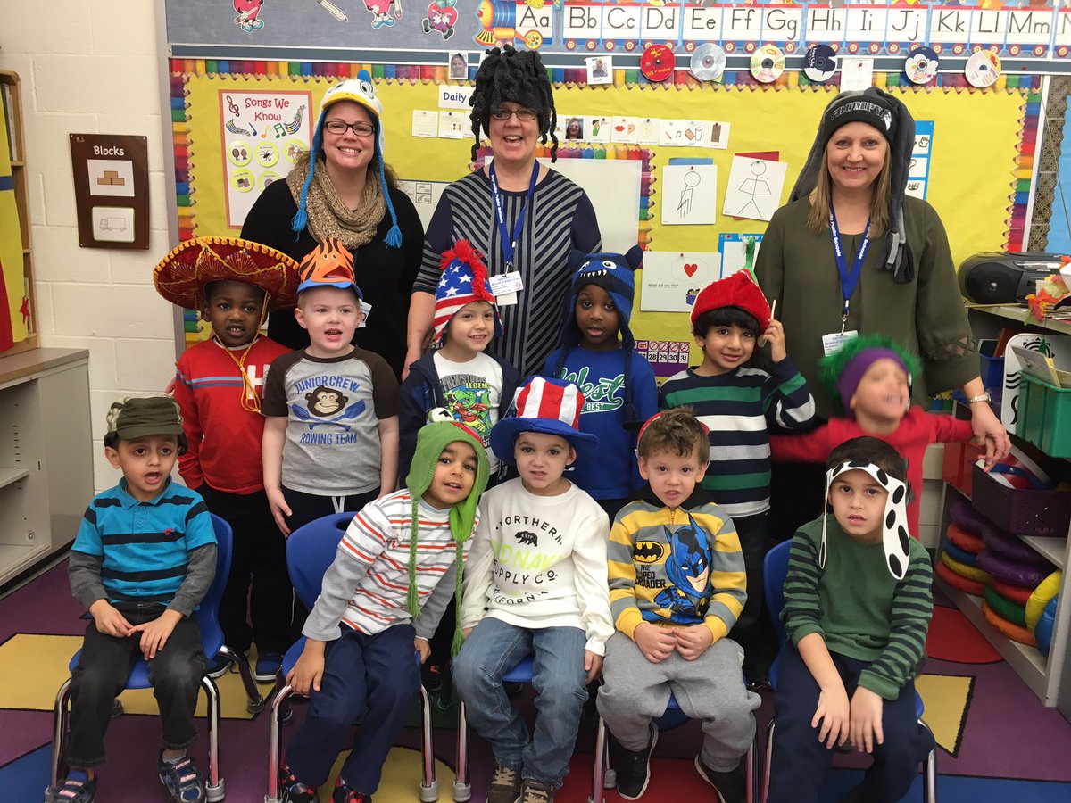 projectbefore1's tweet image. Why fit in when you were born to stand out ~ Dr. Seuss #projectbefore #readacrossamerica #crazyhatday #cuties