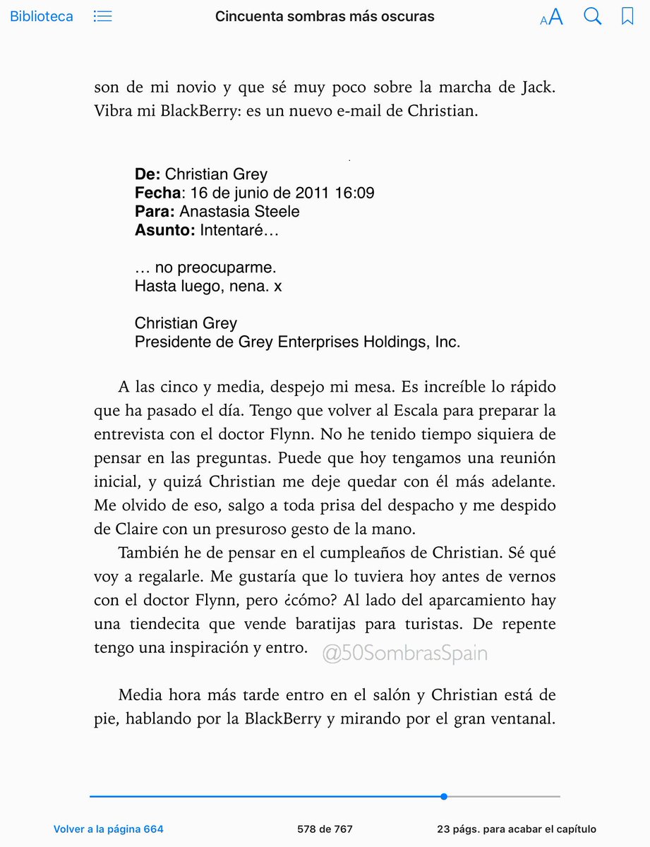 50SombrasSpain's tweet photo. Así es la escena de cuando le da Ana compra y le da el regalo de cumpleaños a Christian en el libro #50SMO https://t.co/lCmSlmiVpf