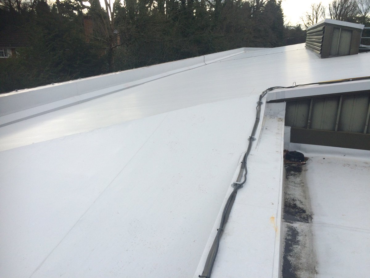 toproofingco's tweet photo. Another perfect installation from the team, this time for Nuffield. The client was "bowled over" by success of job. https://t.co/ZGV4u2sGNP