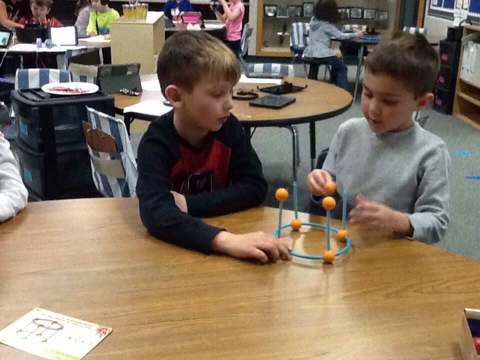 HESKaufman's tweet image. Working to build 3D shapes #mathgroup