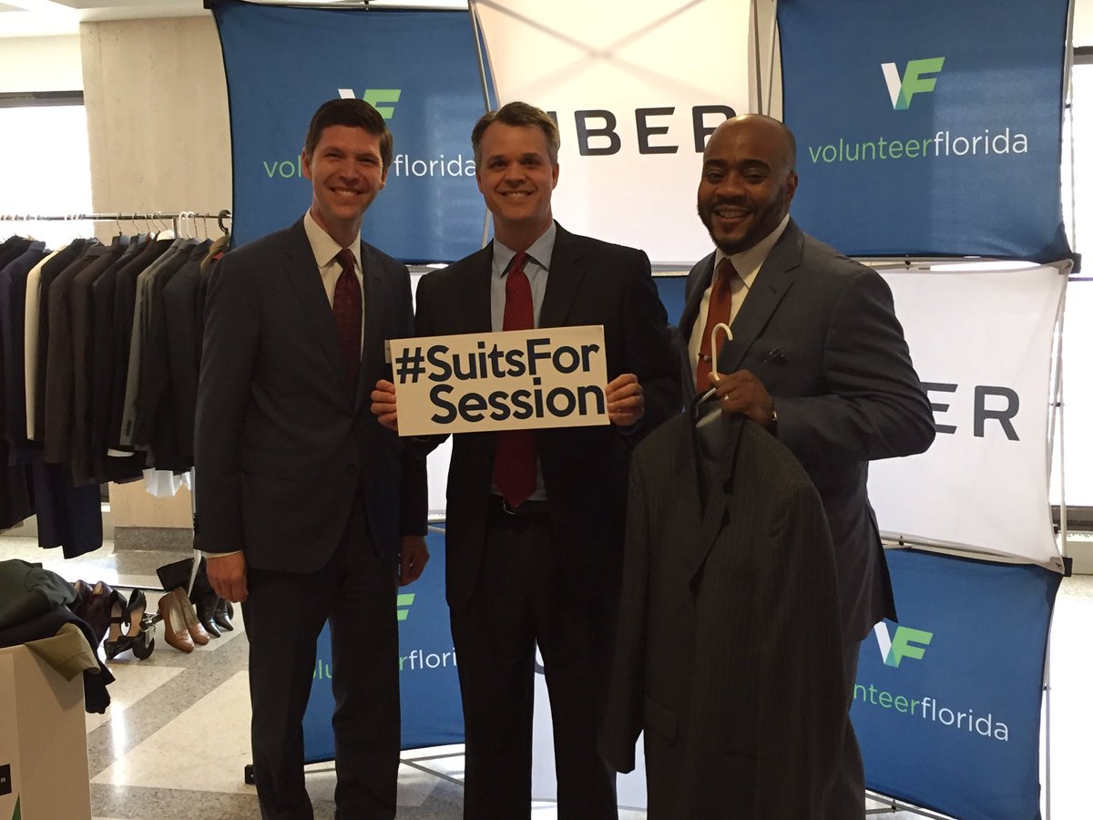 DrBobMcClure's tweet photo. Proud to support @VolunteerFla, @Uber_Florida by participating in #SuitsForSession. @JmsMadisonInst @RepAlanWilliams https://t.co/9x7gFsjNPL