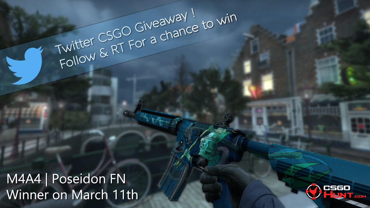 CSGOHunt's tweet photo. New Giveaway ! Follow &amp; RT before march 11th for a chance to win. #CSGO #CSGOgiveaway https://t.co/5hjknRGAOJ
