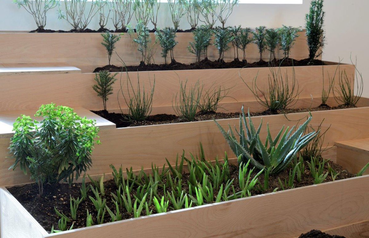 wallpapermag's tweet photo. An artist's tiered herb garden brings a message of healing: https://t.co/S01NapnXSq https://t.co/LGVvvA7kgf