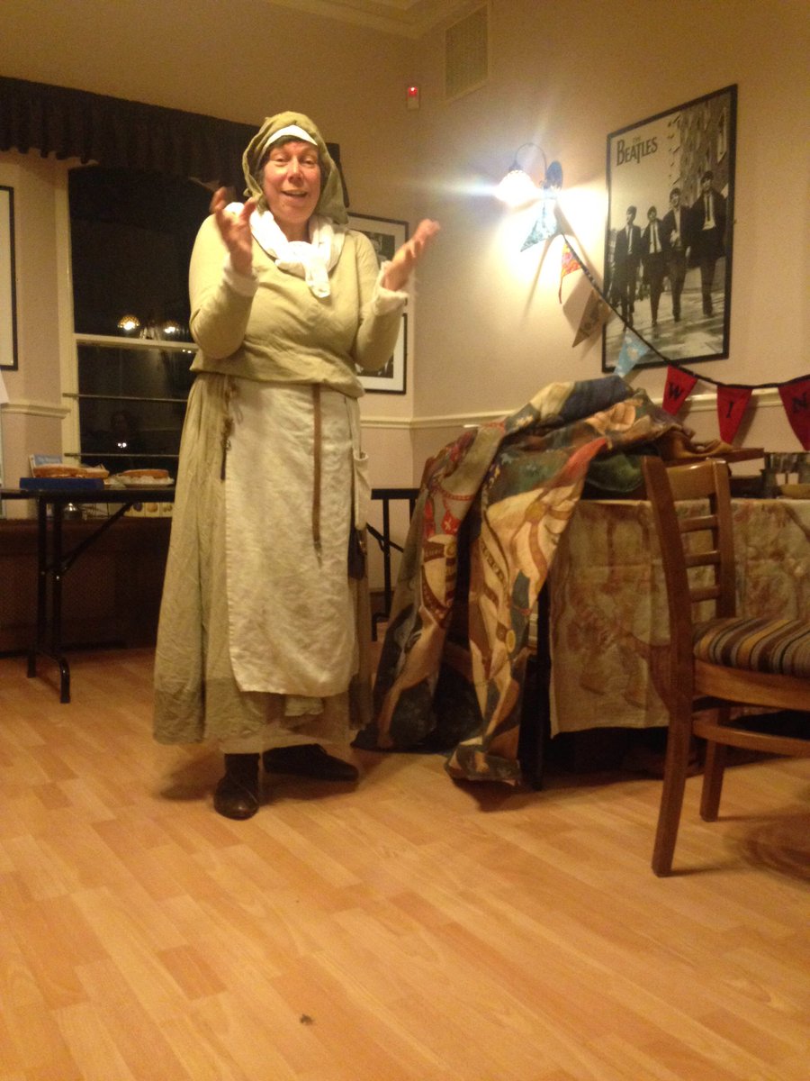 WINetherEdge's tweet photo. 15th century clothes, music and dance tonight. Vanessa is very entertaining. https://t.co/gwldPtrMVH