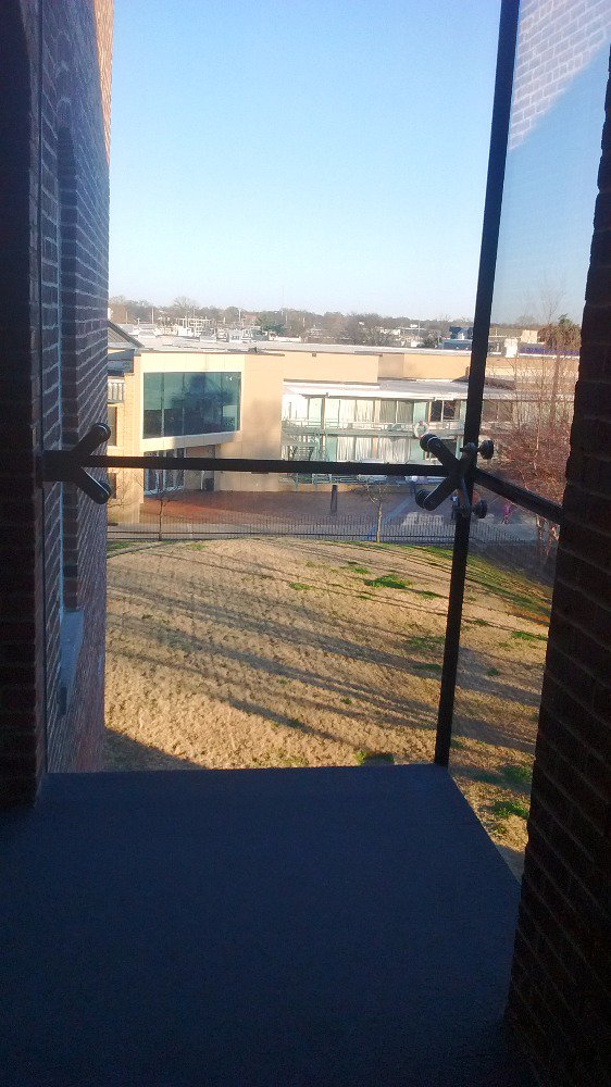 Da1atuagain's tweet photo. #NationalCivilRightsMuseumExperience...Vantage point of sniper. https://t.co/IrcMoUceNF