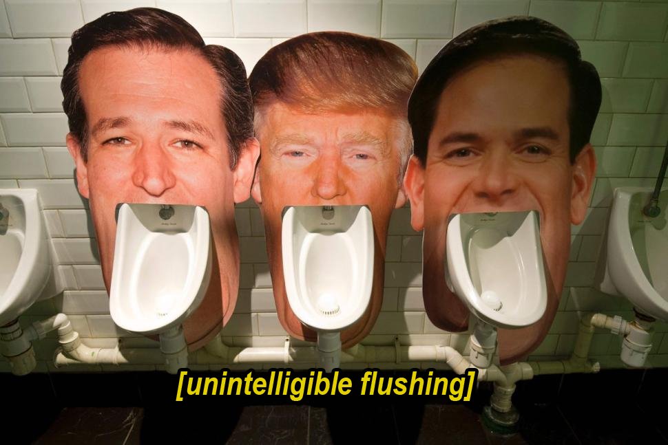 Classy.. New York Daily News features GOP urinals