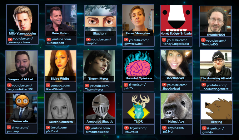 ThinkingCulture's tweet photo. This Twitter will be dedicated to these content creators and any more I see fit to add to the list. https://t.co/9BvabDqXUM