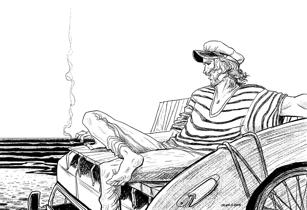 Dawn Patrol inspired Surf Illustration. #surf #art #olgasternillustration #illustration
#surfing