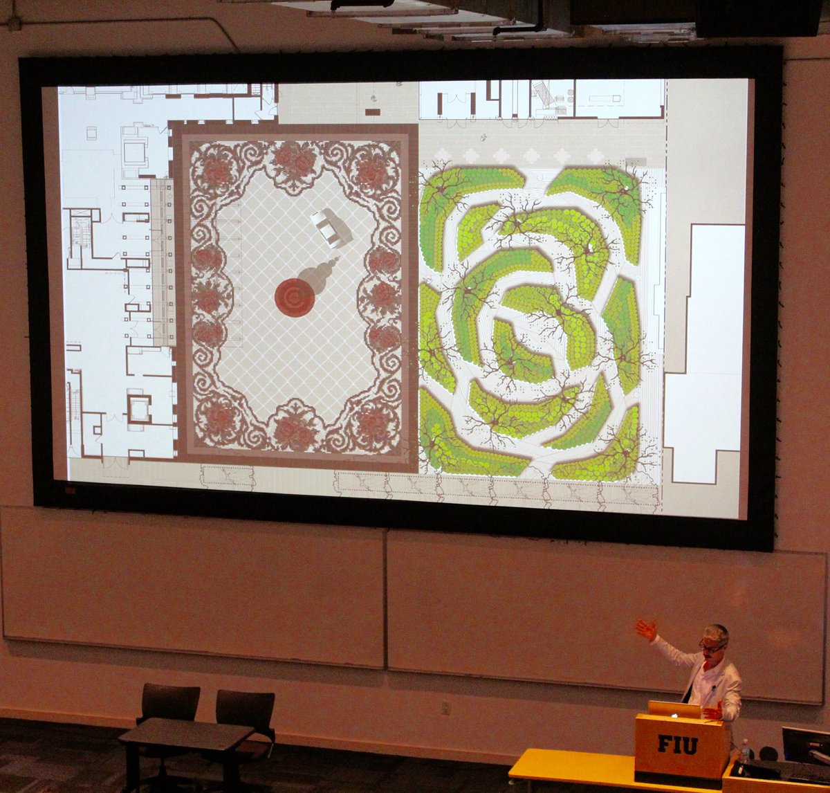 FIULandscape's tweet photo. DOGSCAPE, lecture by Marc Hallé #landscape #architecture #design #urban #dogscape https://t.co/UEBB1TPPFi