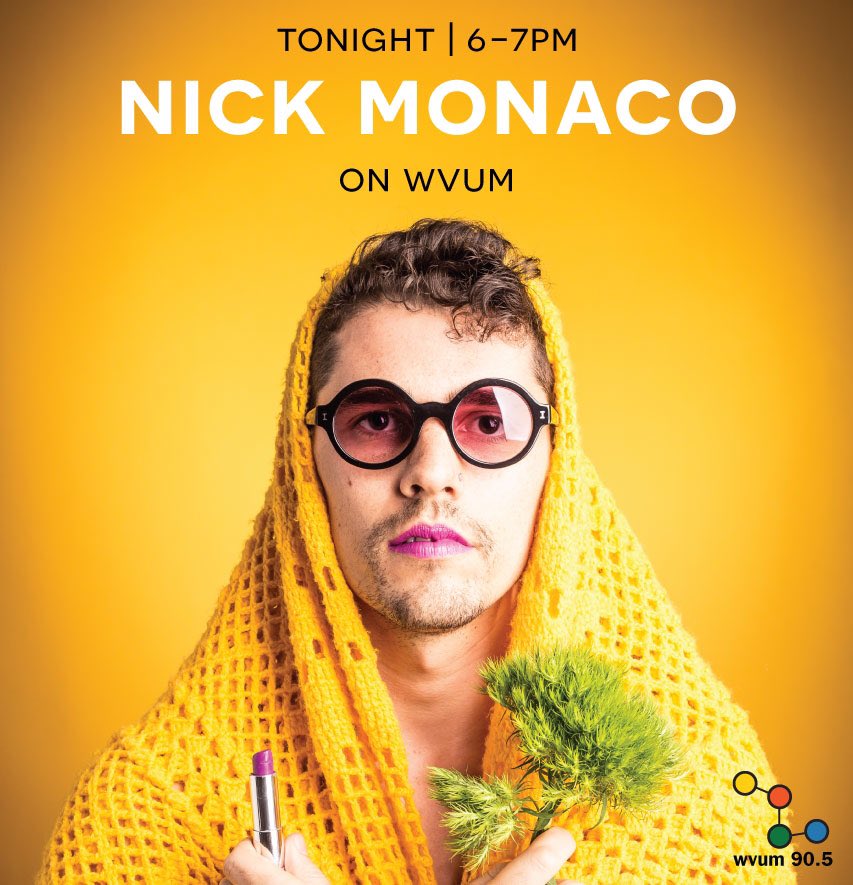 wvum905's tweet image. TONIGHT | 6-7pm @ilovenickmonaco is in the studio !💛💥🌴 Tune in! Vibe w us ahead of his show this Sat @ @BardotMiami