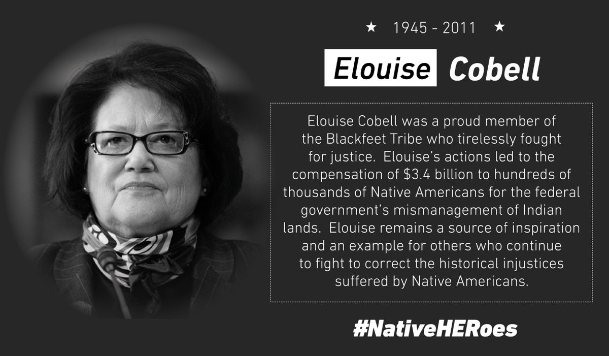 SenatorTester's tweet photo. For #WomensHistoryMonth I’m launching #NativeHERoes to highlight powerful Native American women changemakers. https://t.co/Z69VLcyqoa