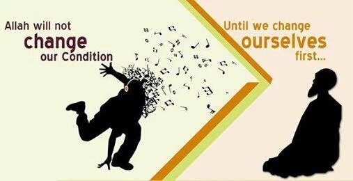 meharzohaibb's tweet photo. Allah will not change our condition until we change ourselves first...... https://t.co/sgRu47YX6W