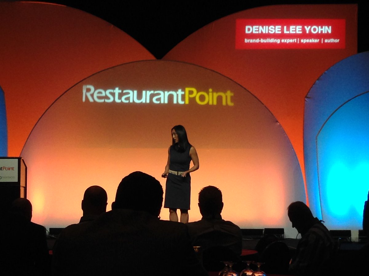 VCIDisplays's tweet photo. "Great brands define what they stand for and make sure the organization lives up to it." @deniseleeyohn #rp2016event https://t.co/0FcxkfHOjz