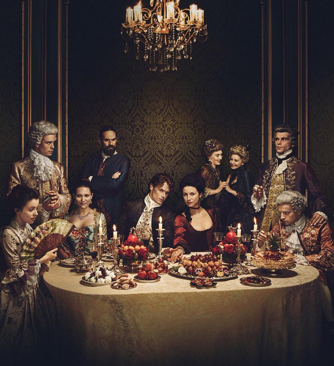 SamHeughanIta's tweet photo. #Outlander Poster Season 2! 😊 https://t.co/SndFjAWiHG