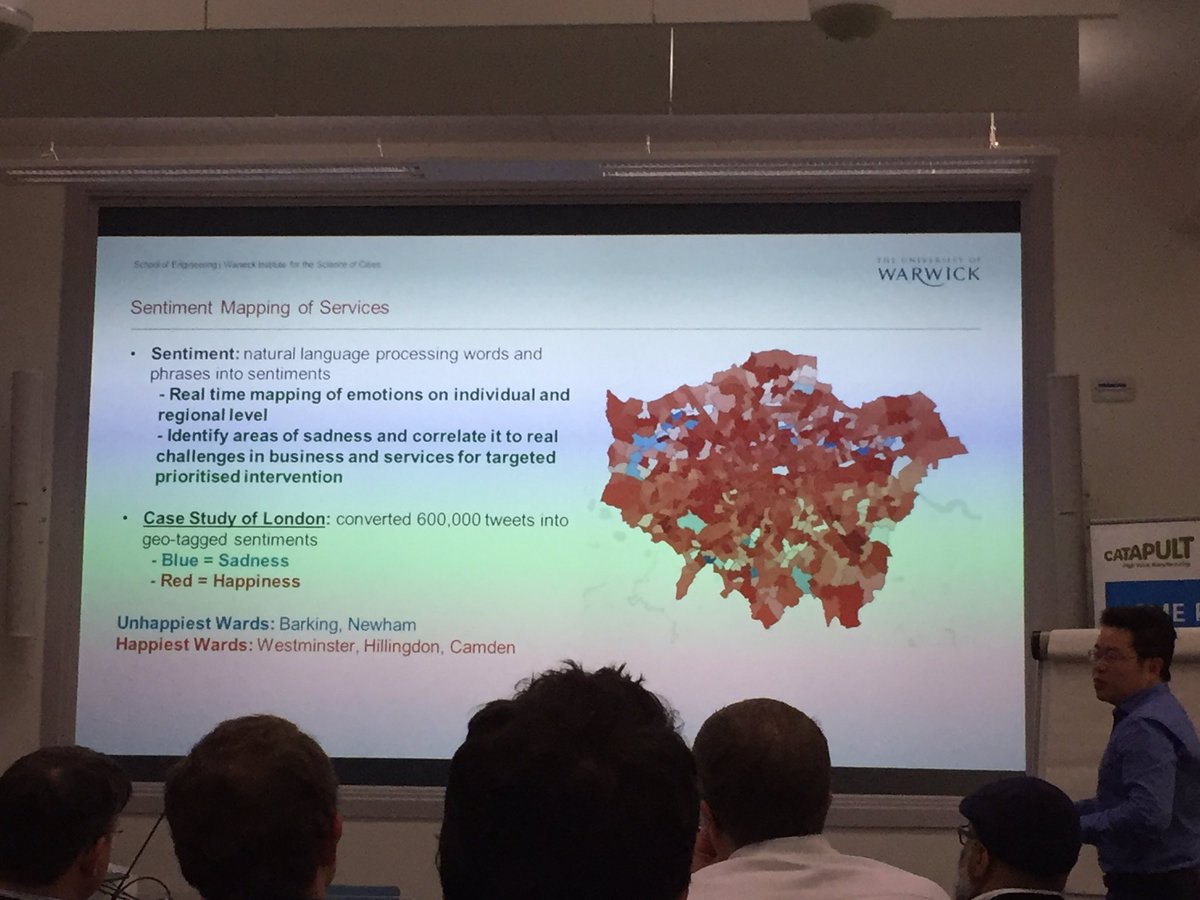 SarahWindrum's tweet image. It&apos;s official! London is a very happy city! #SentimentMapping #SocialMedia #SmartCities