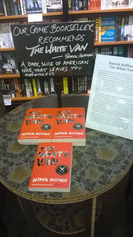 ravencrime's tweet photo. And this little beauty too... @pdchoffman #TheWhiteVan @waterstones https://t.co/fRmR2ohnzu