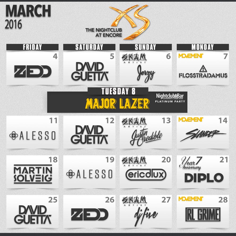 marktryst's tweet photo. Sick line up @xslasvegas for March. Hit me up for tables 7025958379 https://t.co/wtmVNchgrh