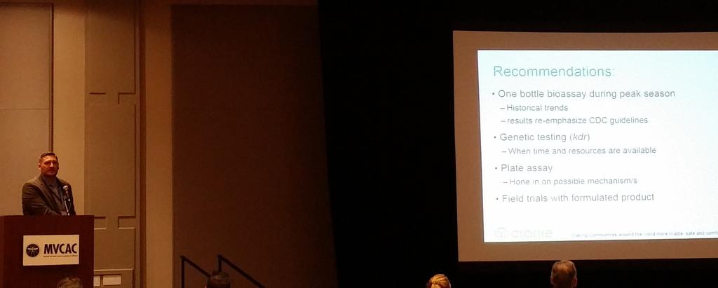 ento_maniac's tweet image. J Hartle (@ClarkeMosquito) fosters dialogue b/t industry and #publichealth at #MVCAC2016. #pesticides #Mosquitoes