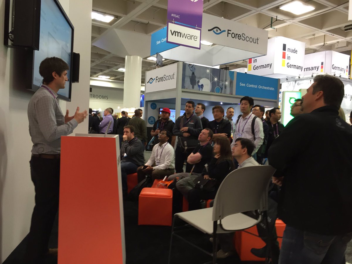 Engaged Audience++ <a href="/rapid7/">Rapid7</a> booth #RSAC2016 #RSAC