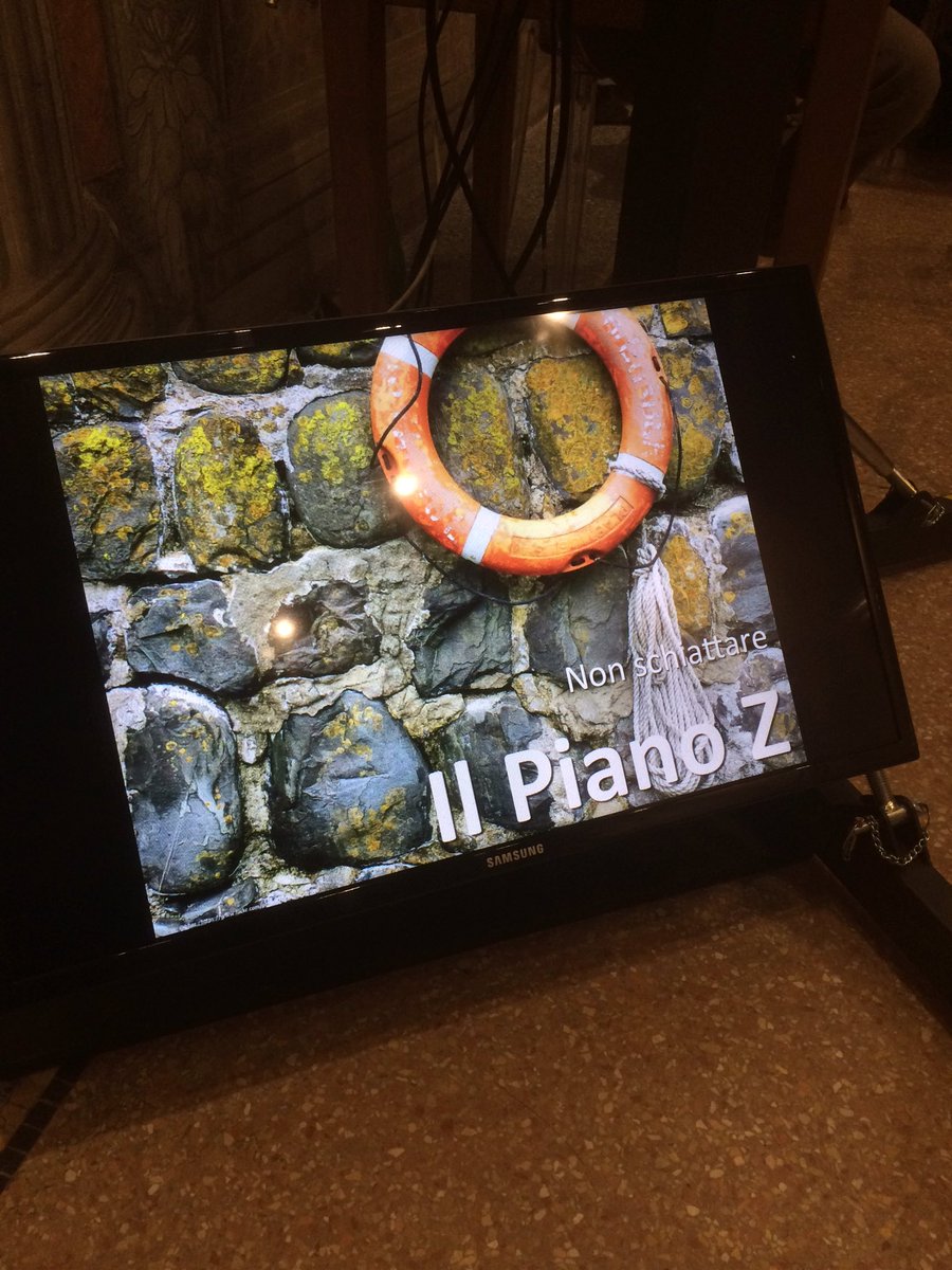 buildopia's tweet photo. Poi se tutto fila storto, "ecco il piano z: è il nostro salvagente". #SebaZanolli #Buildopia https://t.co/maVcM5HmjF