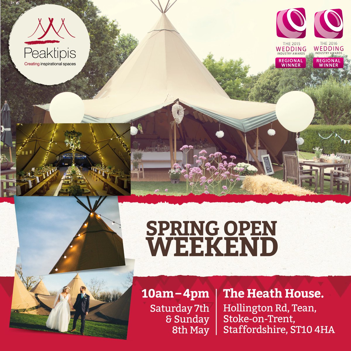 Peaktipis's tweet photo. #EngagedHour #Tweet, Tell a friend, then come along Take a Peek & Talk #Tipis #Staffordshire https://t.co/kBjjShapYJ https://t.co/b3Y6s8vluP