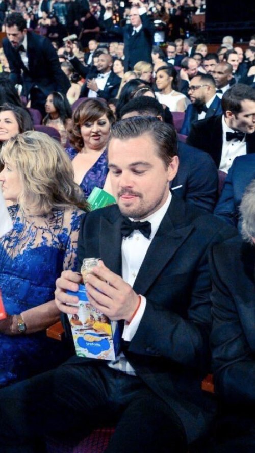 Rumbovital's tweet photo. Ojalá alguien me mirase como Leonardo mira a sus galletas https://t.co/tYZOW9UJiI
